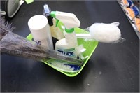Basket of Cleaning Supplies - See pictures