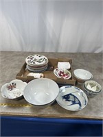 Assortment of plates and bowls