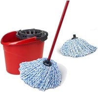 (N) Vileda SuperMop and Bucket Set with 1 Extra Re