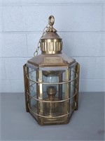 Large Brass Clipper Ship Lamp #1266