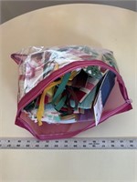 Bag of sewing ribbon