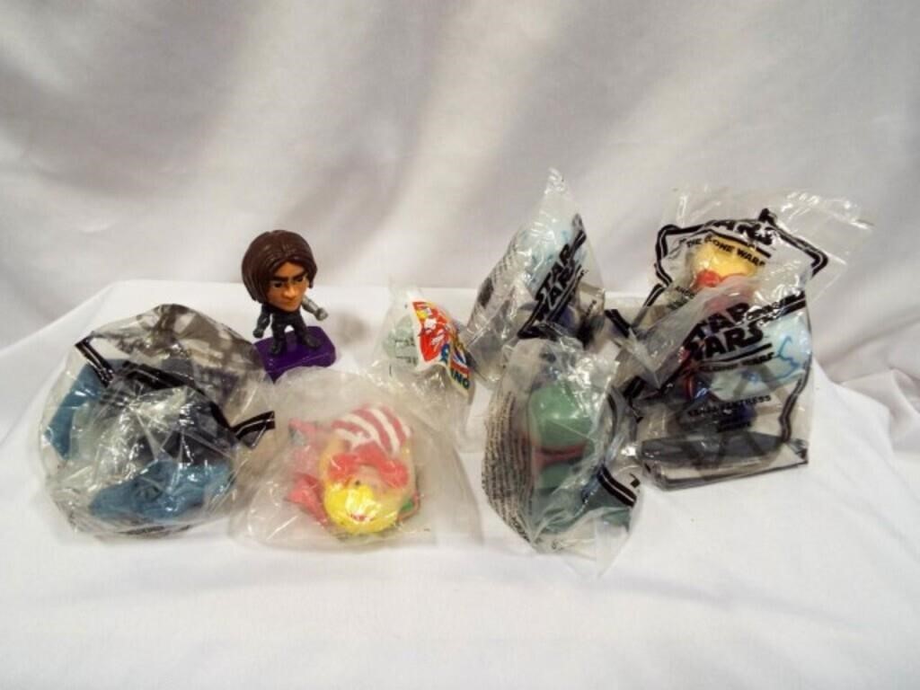 Star Wars Happy Meal Toys & Sonic Hedgehog Toy