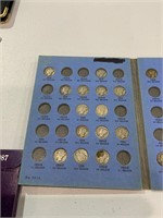 Mercury Head Dime Collection in Case 57 dimes