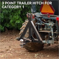 3 Point 2 Receiver Trailer Hitch Category 1