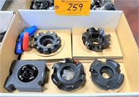 (NEW) LOT CARBIDE INDEXABLE SHELL MILLS