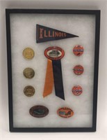 Awesome University of Illinois Souvenir Buttons #2