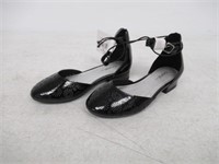 George Girl's 12 Dress Shoe, Black 12