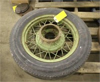 1949 Model T Rim with Tire