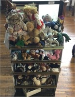 Shelf Full of Stuffed Animals