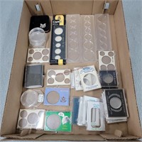 Mint set & Other silver coin cases