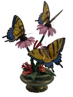 Danbury Mint "Splendid Swallowtails" Statue
