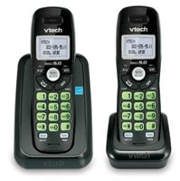 2-Handset Cordless Phone with Call Display/Call Wa