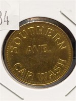 Southern Ave. Car Wash Token