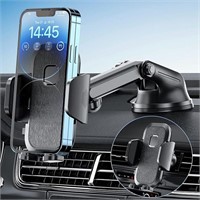 3-in-1 Phone Mount for car, Military-Grade Suction