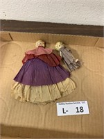 (2) Antique Dolls