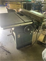 table saw works 37"tall x 44" x 38"