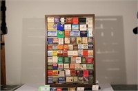 Vintage Matchbook Collection with Rack
