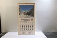 1972 Union Pacific Railroad Calendar