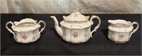Teapot, Cream and Sugar Set