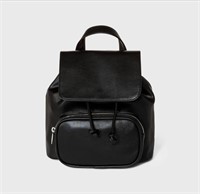 ($29) Mini Flap Backpack - Wild Fable™ Black