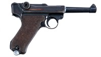 German WWII Mauser 42 Code P08 Luger 9mm Pistol