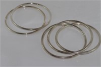 Three bangles all with silver 925 markings