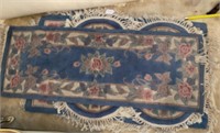 6 - Blue Floral Area Rugs
