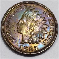 1887 Indian Head Penny Uncirculated