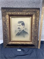 Bearded Man Portrait with Large Frame