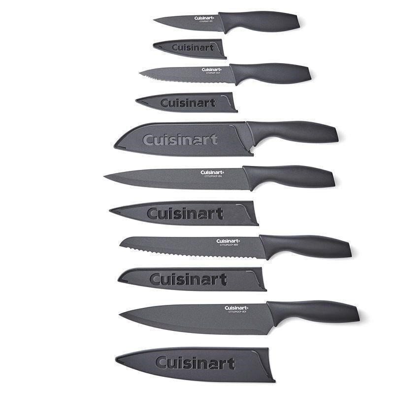 $29 Cuisinart Matte Black 12-Pc. Cutlery Set