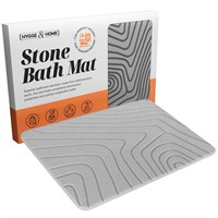 Stone Bath Mat - Diatomaceous Earth Bath Mat - Non