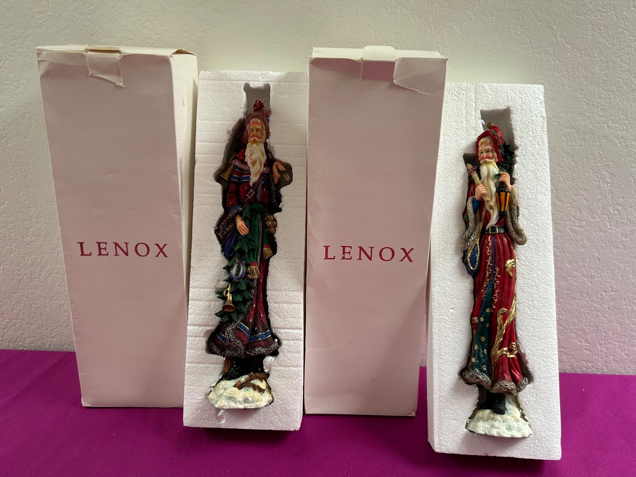 Lenox “Old World Santa” Pencil Santa Figurines