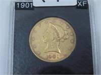 1901-S $10 Gold Eagle ***TAX EXEMPT***