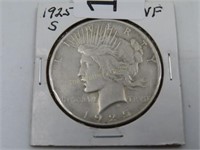 1925-S Silver Peace Dollar ***TAX EXEMPT***