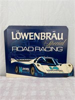 LOWENBRAU Easel Back Special Road Racing Sign