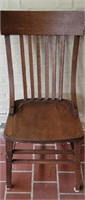 Vintage Wooden Oak Chair