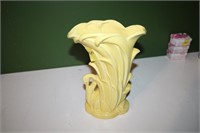 McCoy pottery swan vase
