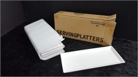 4 SERVING PLATTERS