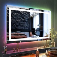 Loaao Front Lighted LED Bathroom Mirror- 55"x30"