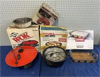 PYREX ELECTRIC GRILL AND WOK