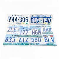 7 Kentucky License Plates 1993-2003