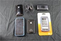 Older Generation Cell Phones & Case w/ Charger
