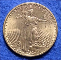 1910 Gold $20 Saint Gaudens Coin