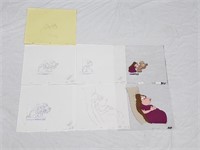 CRO Original Cel Painting & Sketches Drawings