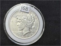 (1) 1934 D Peace Dollar EX F