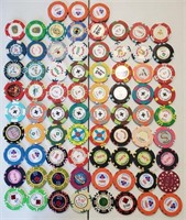 75 Foreign, Cruise And Advertising Casino Chips