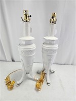 Vintage White Lamps