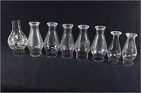 Variety of Clear & Etched Chimney  Various Shapes