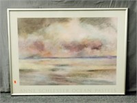Anne Schlesser Ocean Pastels Print Framed