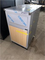 New! Stainless Trash Can Cabinet